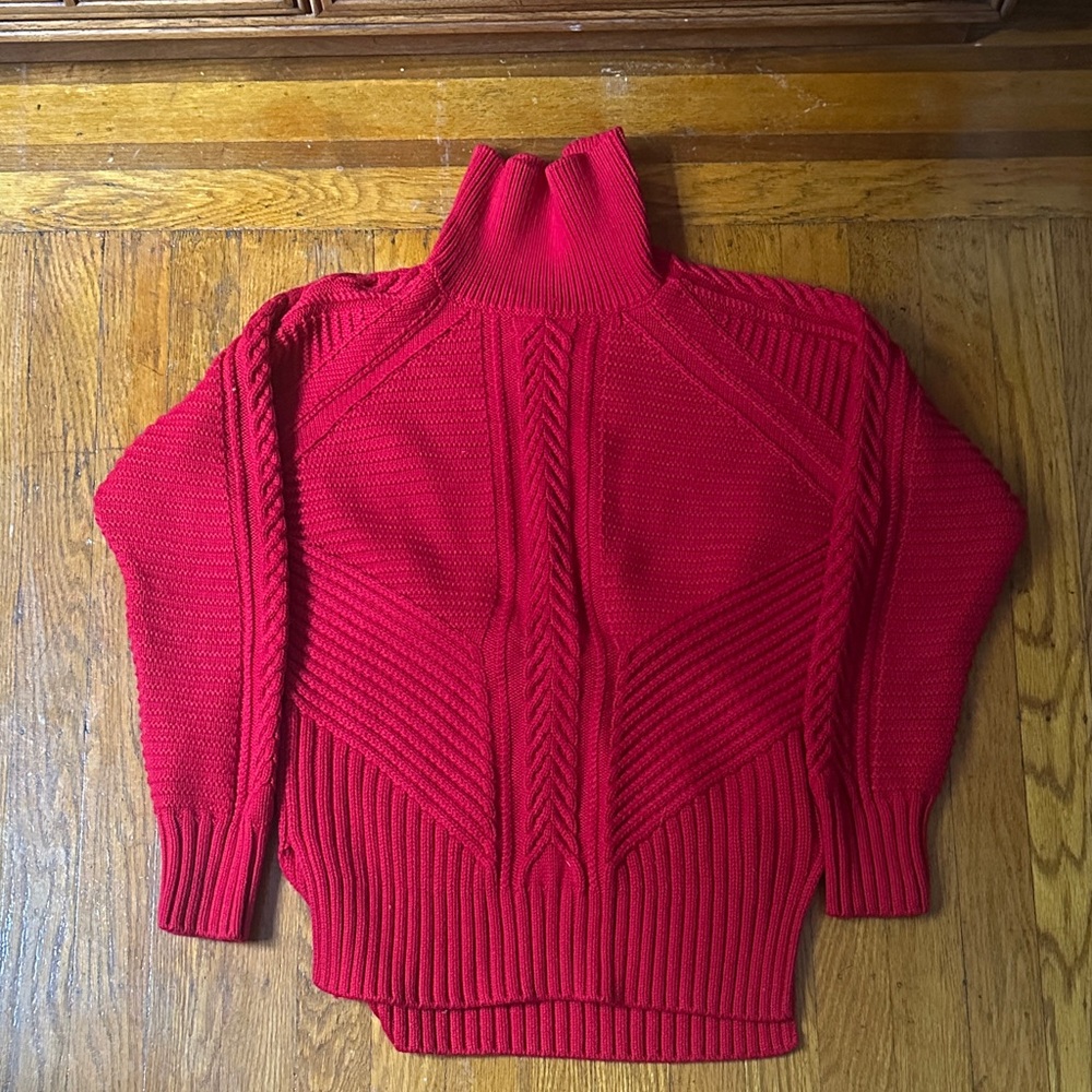 Banana Republic Rich Red Turtleneck Sweater